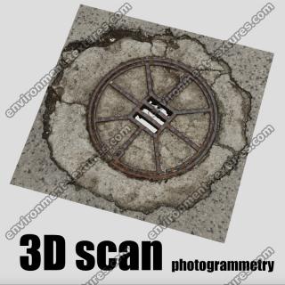 3D Scan Of Manhole Cover #4